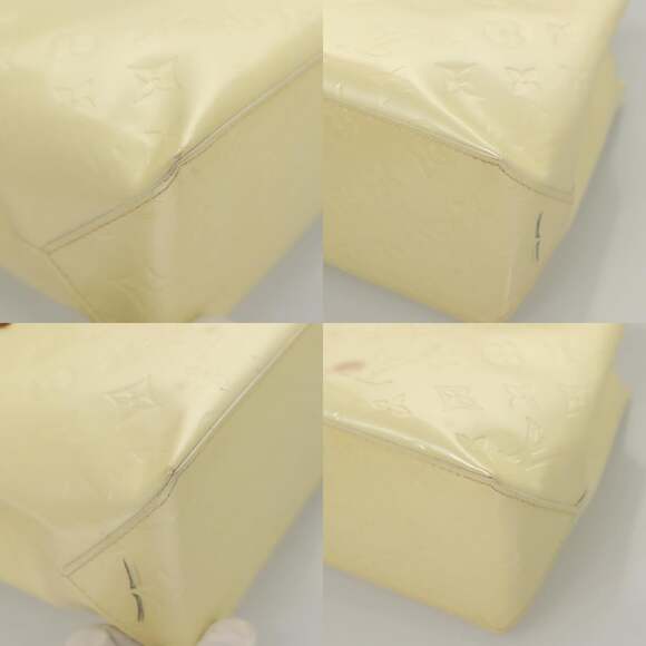 LOUIS VUITTON Monogram Vernis Reade PM Hand Bag Perle M91336 - Picture 10 of 12